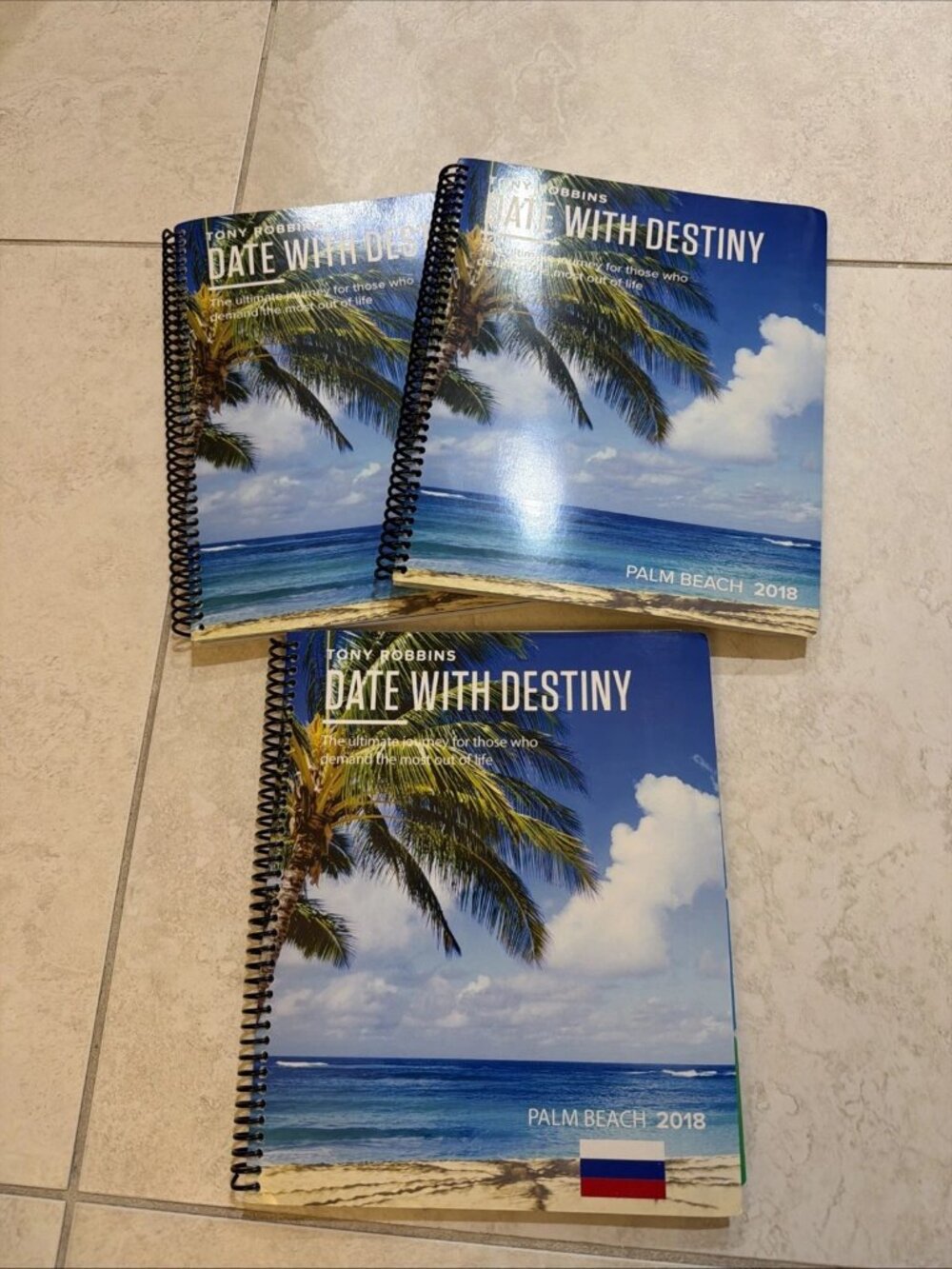 Tony Robbins Date With Destiny 2018 Event Manual, Unused